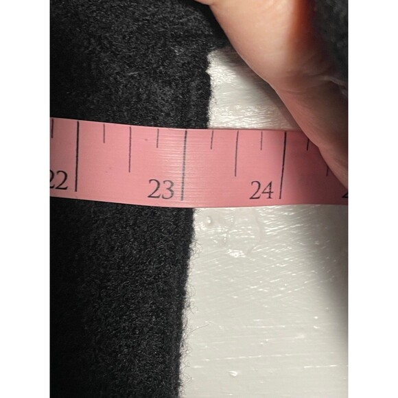 Vintage Silk Club Wool Embroidered Floral Jacket Coat Cardigan Black Boho Large - Picture 10 of 11